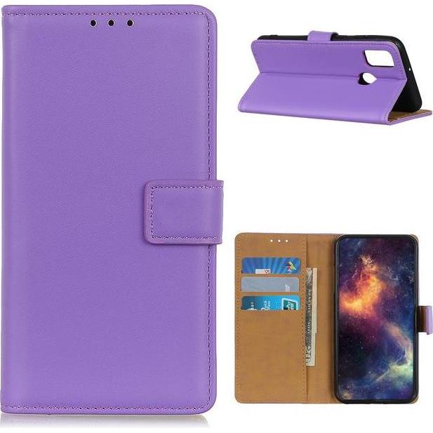 Thumbnail - MU Classic Classic II Leder Bookcover Series (OnePlus Nord N10 5G), Smartphone Hülle, Violett
