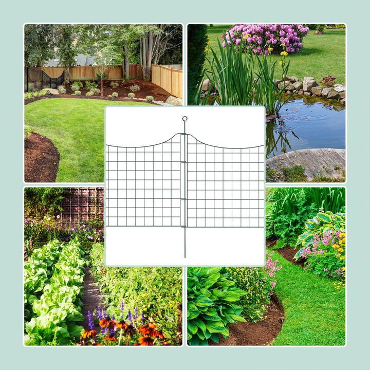 Produktbild Relaxdays 5x Teichzaun