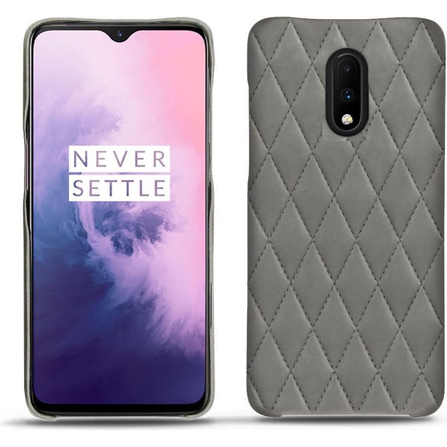 Noreve Lederschutzhülle (OnePlus 7), Smartphone Hülle, Grau