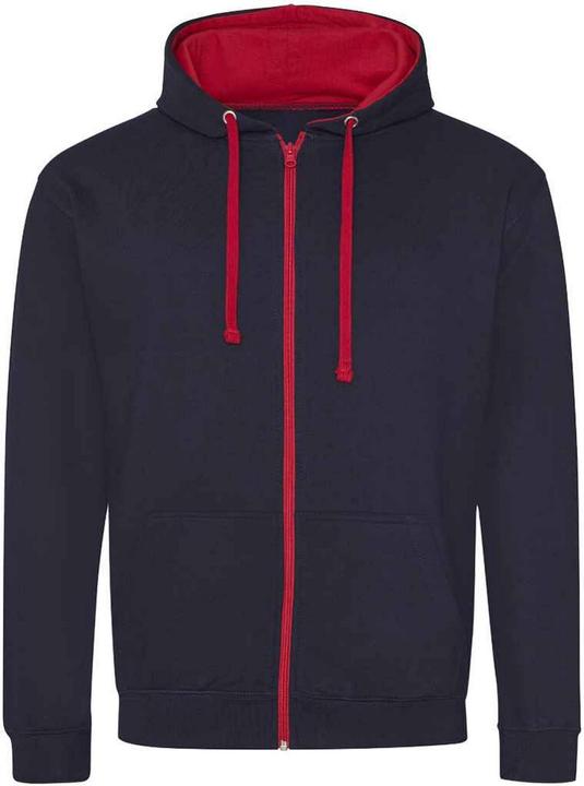 Neues französisches Marineblau/Feuerrot