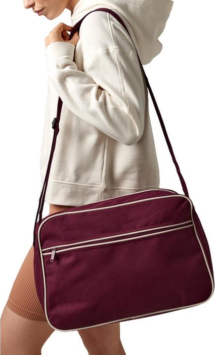 Immagine prodotto Bagbase Borsa a tracolla retrò con cinghia regolabile 18 litri (confezione da 2) (18 l)
