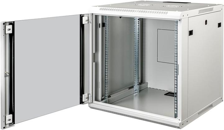 Produktbild Connetto Met Sicherheitsglastür aus Metall, klappbaren Seiten und stabiler Stahlkonstruktion (10.86 HE, 19 Zoll Rack)