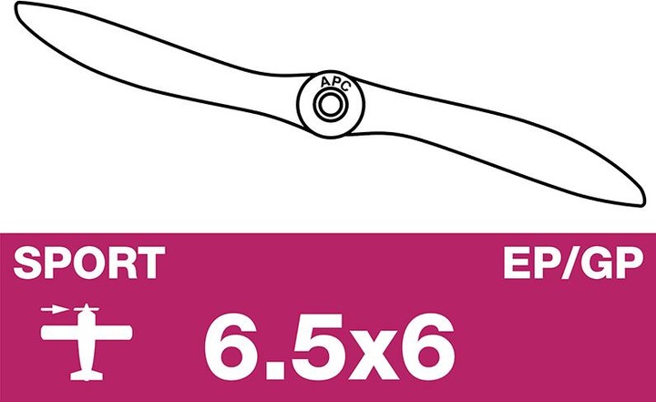 Actual product image APC Propellers 6.5 x 6 Pylon