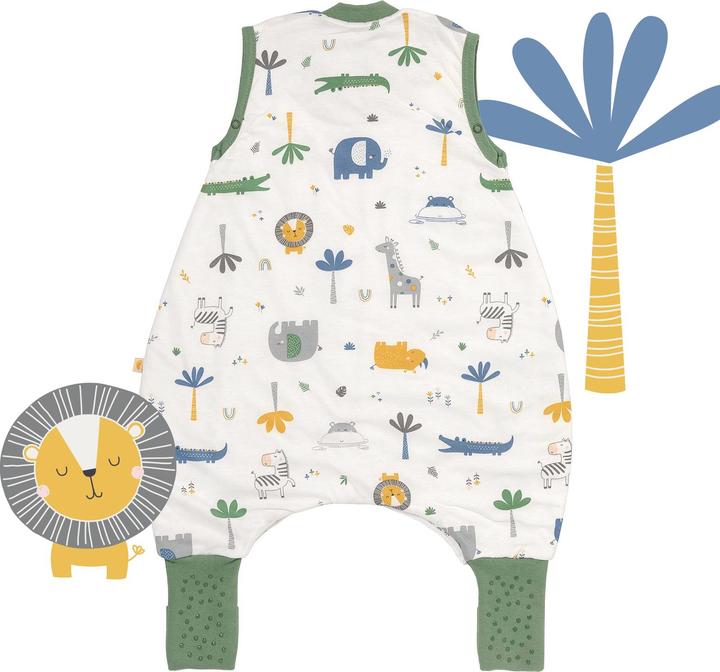 Actual product image Schlummersack Sleeping Bag with Feet & Foldable Feet Covers - 1.0 TOG (60 cm, 1.0 TOG, Spring, Autumn)