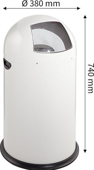 Actual product image kaiserkraft Push waste collectors (40 l)