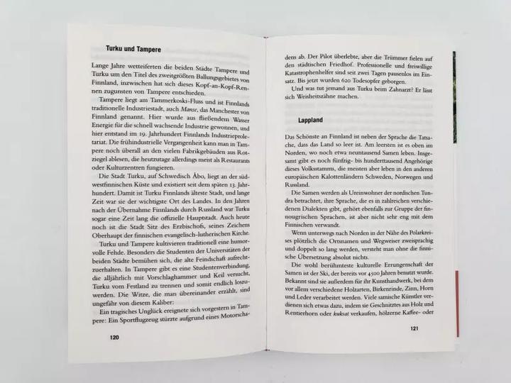 Actual product image Gebrauchsanweisung für Finnland (German, Roman treasure, 2022)