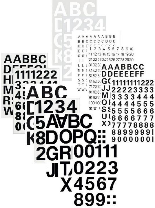 Actual product image HERMA Letter labels