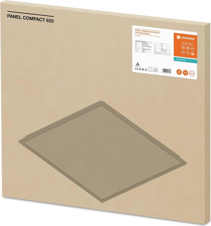 Immagine prodotto Ledvance Pannello LED Value 625 UGR19 33W 620x620mm bianco neutro 4000K Luce a pannello (3630 lm)