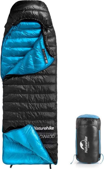 Produktbild Naturehike Schlafsack cw400 envelope l Entendaunen NH18C400-D-schwarz (220 cm)