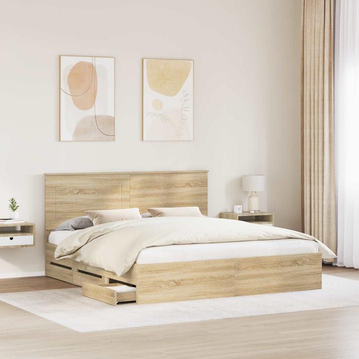 Image du produit vidaXL Moderner Bettrahmen (200 x 200 cm)