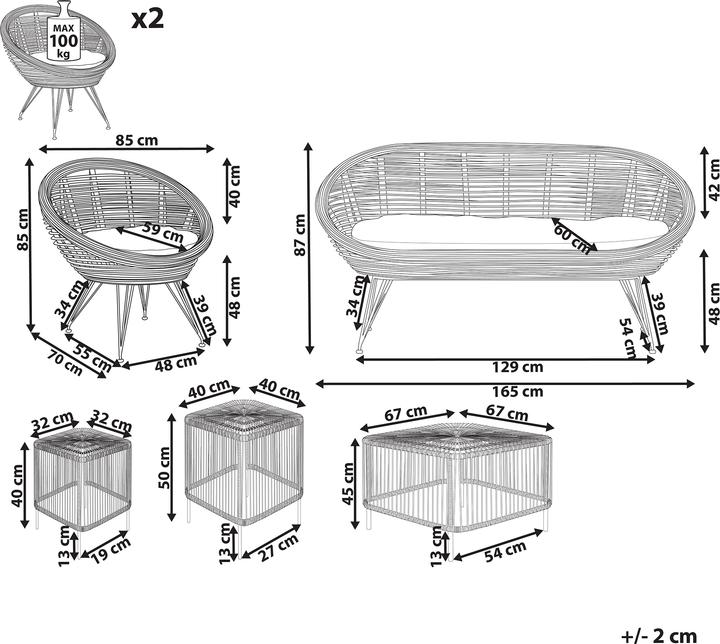 Actual product image Beliani Maratea/Cesenatico