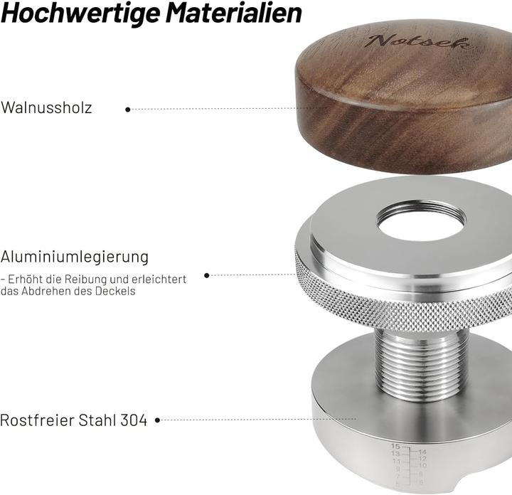 Actual product image Notsek Espresso Distributor 54mm