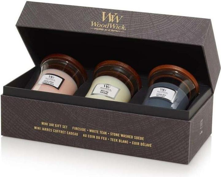 Image du produit WoodWick Coffret 3 jarres minis florales