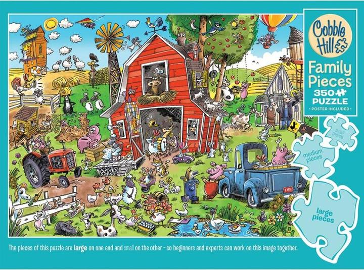 Actual product image Cobble Hill Crazy farm 350 pieces (350 pieces)