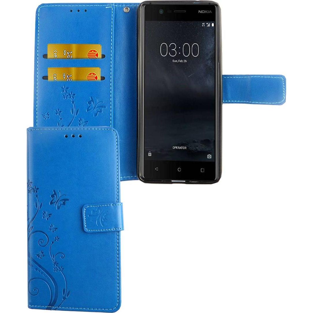 Thumbnail - König Design Hülle Handy Schutz für Nokia 3.1 Case Cover Tasche Wallet Etui Handyhülle Bumper (Nokia 3.1), Smartphone Hü...