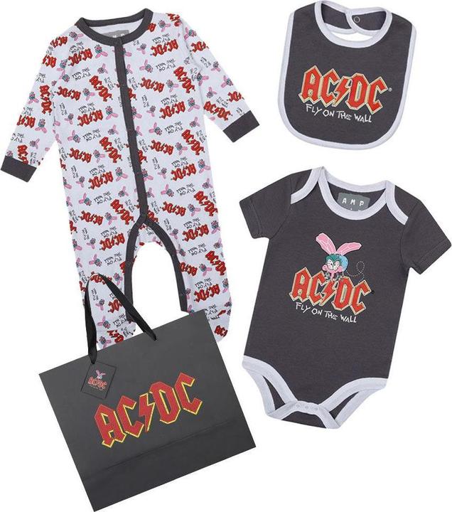 Actual product image Amplified Baby Fly On The Wall AC/DC Babygrow Set (56)