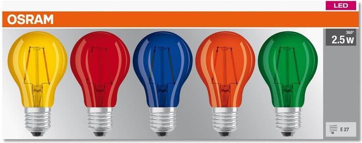 Actual product image Osram Star A DécorColor (E27, 2 W, 235 lm, 5 x, G)