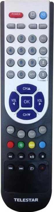 Produktbild Telestar Fernbedienung für TD 2510 HD, TD 2520 HD und DigiHD TS 1, DigiHD TS 2, TD 1020 S (Universal Fernbedienung, Infrarot)