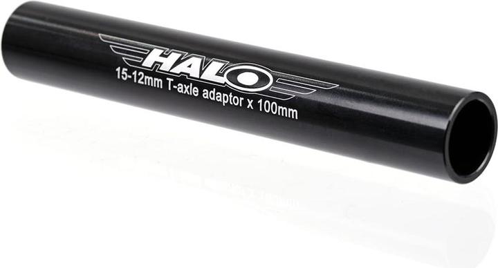 Halo Steckachsenadapter 15 zu 12 mm - Schwarz