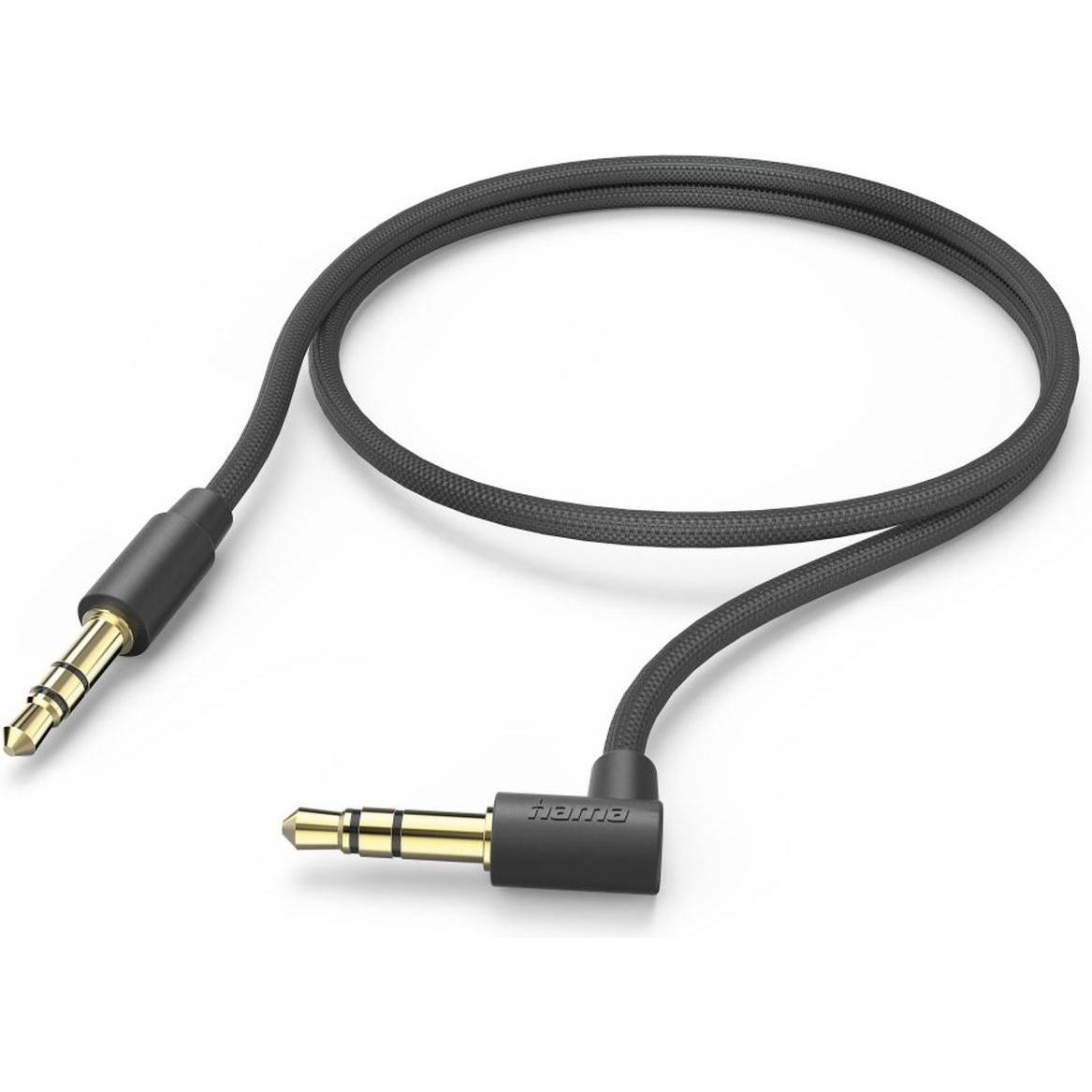 Hama Jack da 3,5 mm - Jack da 3,5 mm (0.50 m, Connettore da 3,5 mm (AUX)), Cavo audio