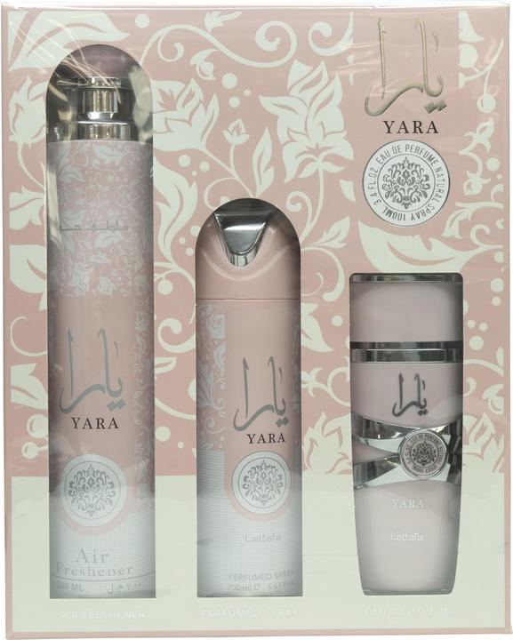 Lattafa Perfumes Lattafa Yara 3-Piece Gift Set - Eau De Parfum (Fragrance set)