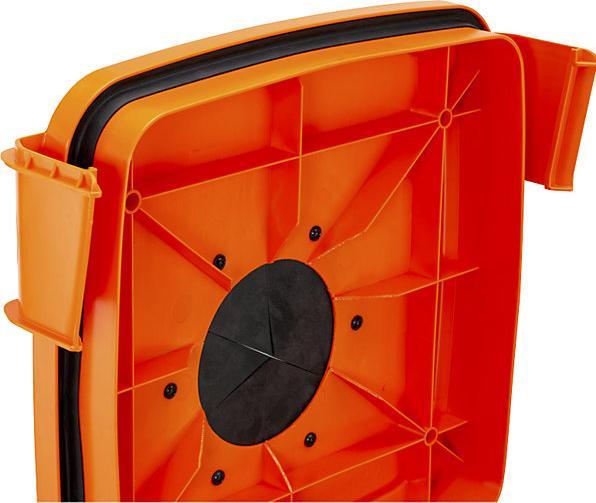 Actual product image Cemo Spray can collection container, mobile, capacity 120 l, HxWxD 960 x 498 x 554