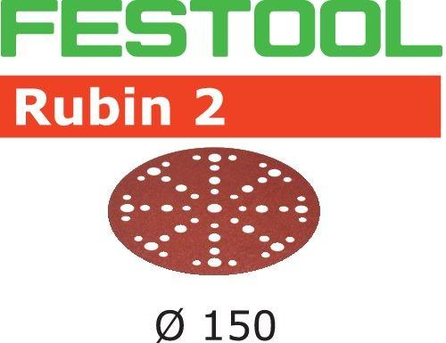 Actual product image Festool StickFix Ruby 2 STF D150/48 P180 RU2/50 grinding wheel (180)