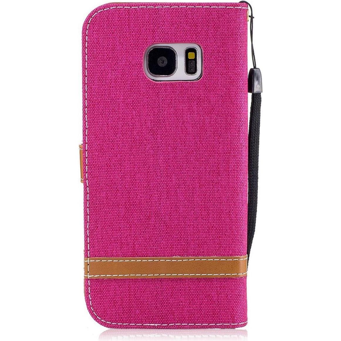 König Design Hülle Handy Schutz für Samsung Galaxy S7 Edge Case Cover Tasche Wallet Etui Neu (Samsung Galaxy S7 Edge), S...