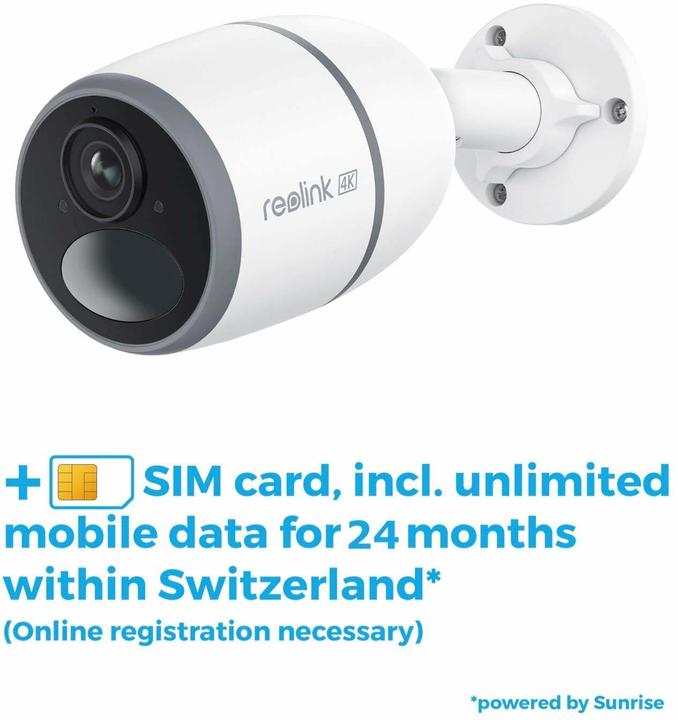 Actual product image Reolink Go Series G340 + Solar panel & Sim (3840 x 2160 pixels)