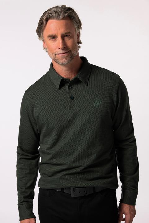 Produktbild Boston Park Poloshirt, Langarm, Minimal-Muster, bis 84/86 (68)