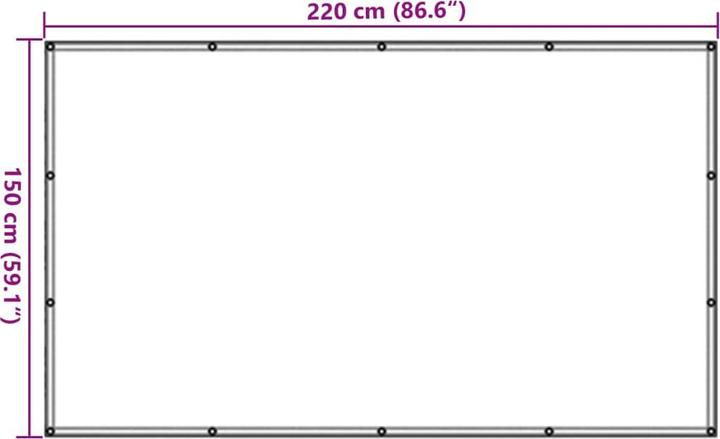 Produktbild Diverse Hardware Anhängernetz HDPE 1,5x2,2 m Schwarz