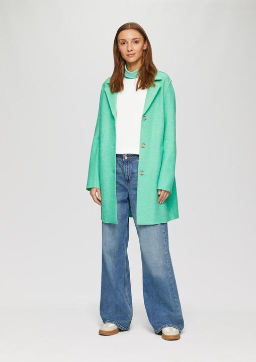 Produktbild S.Oliver Sweatshirt Scuba-Sweatshirt aus Modalmix mit Faltendetail (46)