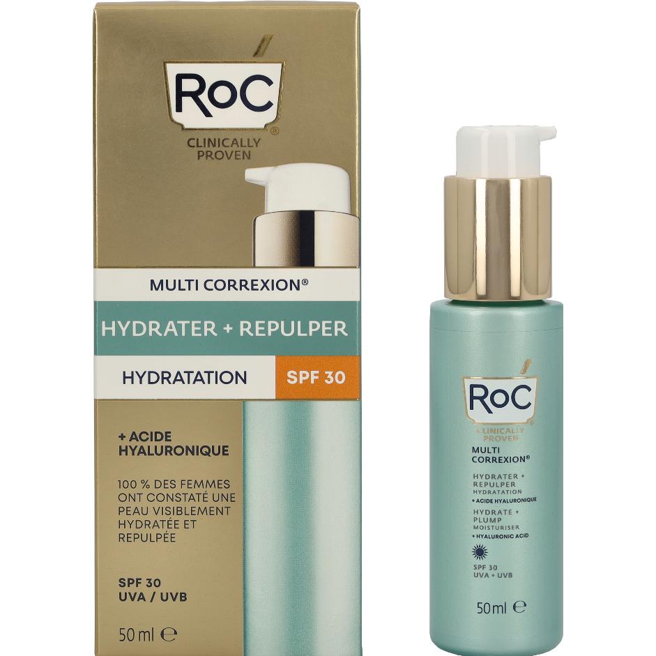 Thumbnail - Roc, Gesichtscreme, Multi Correxion Hydrate & Plump Daily Moisturiser SPF30 (50 ml, Tagescreme, SPF 30)