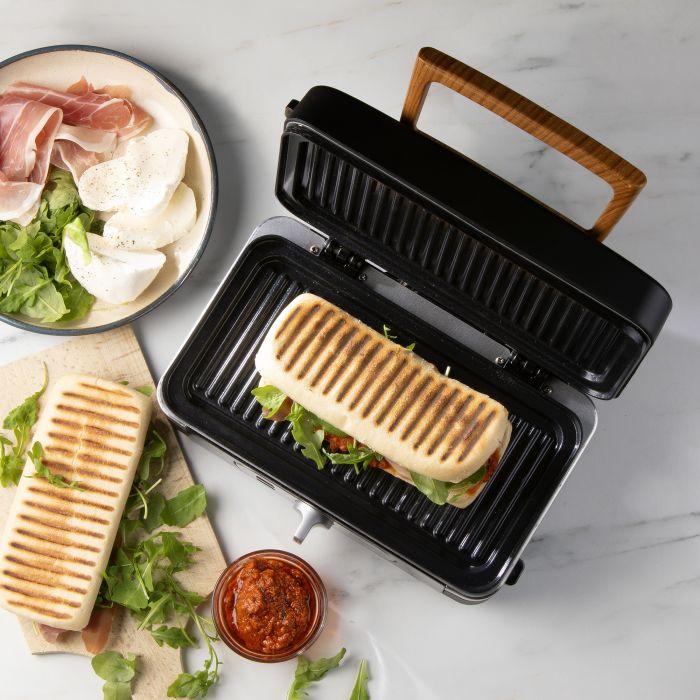 Actual product image Domo SANDWICH-WAFFEL-GRILL 3-IN-1 INKY BLACK Sandwichmaker Schwarz