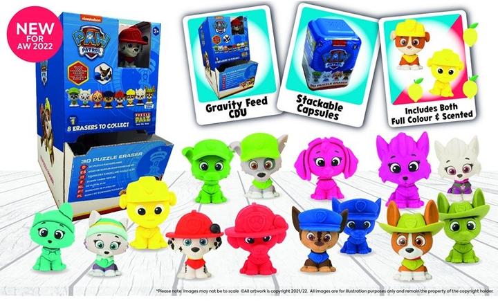 Produktbild Sambro PAW Patrol Puzzle Radiergummi mit Duft im Überraschungsei