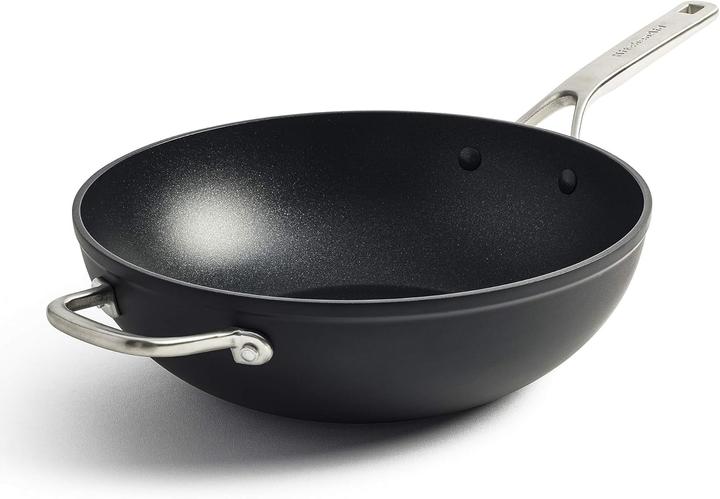 KitchenAid Antihaft-Wok (30 cm, Wok, Alluminio, Acciaio inossidabile)