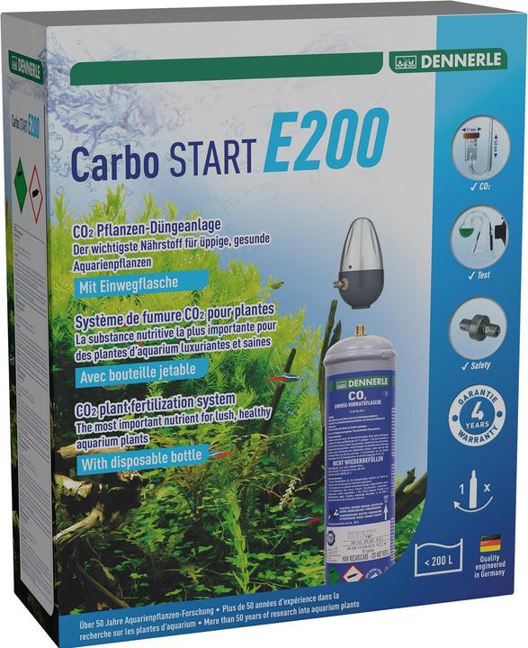 Produktbild Dennerle CO2 Pflanzen-Dünge-Set EINWEG 160 Primus (Aquarium Dünger)