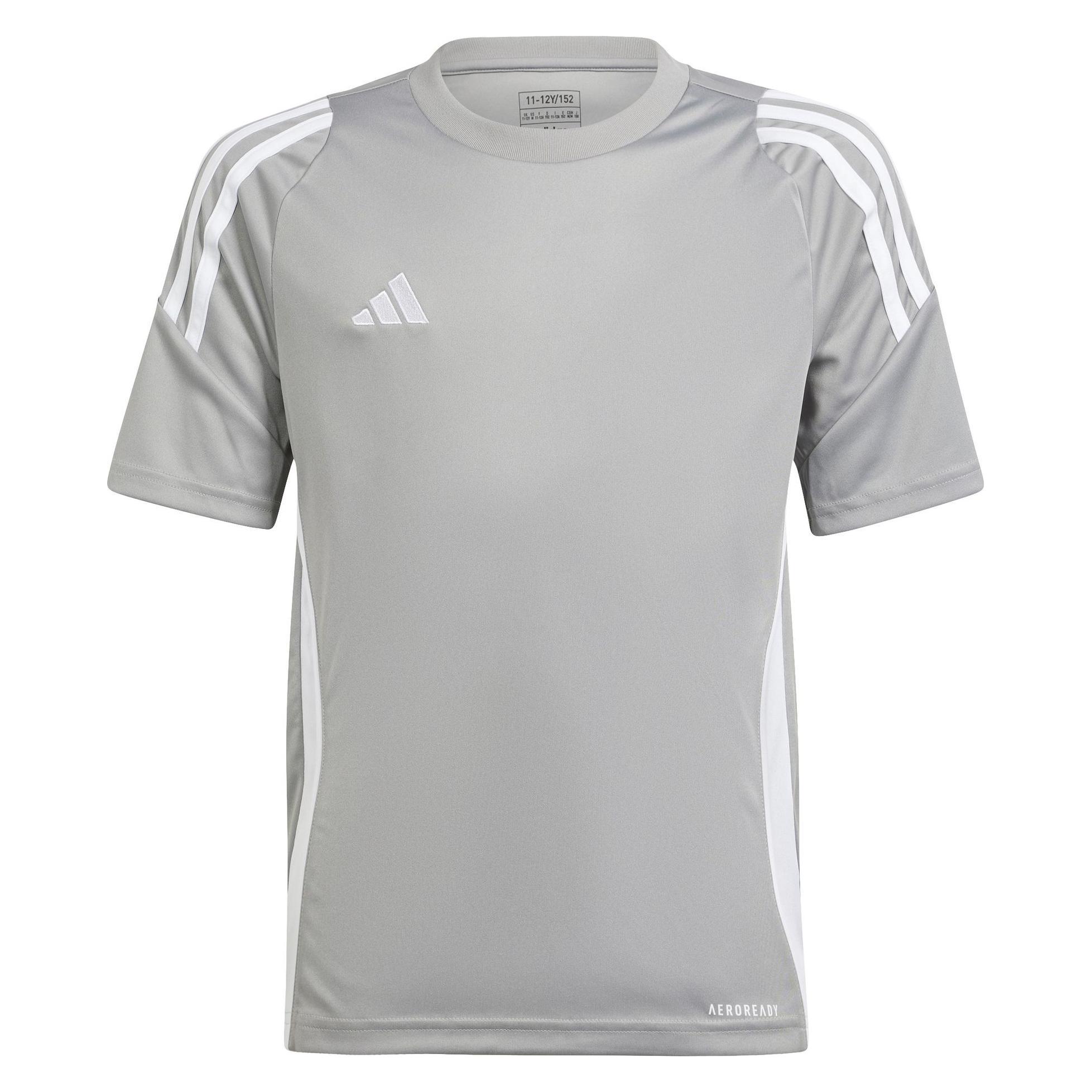 Adidas, Jungen, Sportshirt, TIRO24 Jsy Y (128), Grau, 128