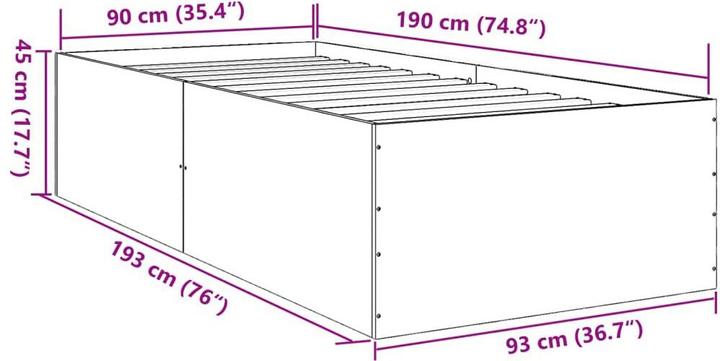 Actual product image vidaXL Kees (90 x 190 cm)