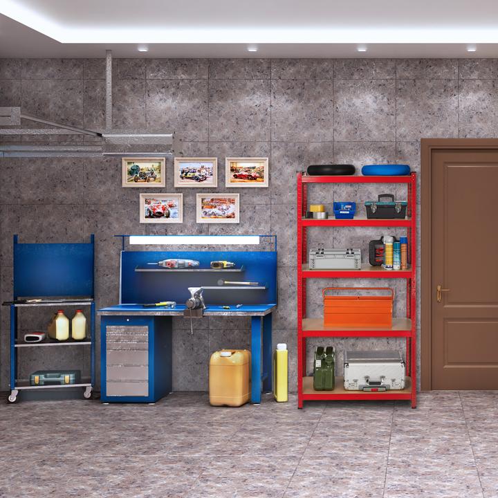 Actual product image Relaxdays heavy duty rack