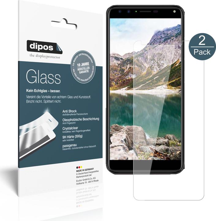 Produktbild Dipos Displayschutz Anti-Shock (2 Stück, Cherry Mobile Flare S6 Plus)