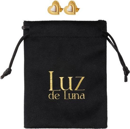 Image du produit Luz de Luna Jewelry Herz Ohrstecker Corazón del Sol (Acier inoxydable, Plaqué or)