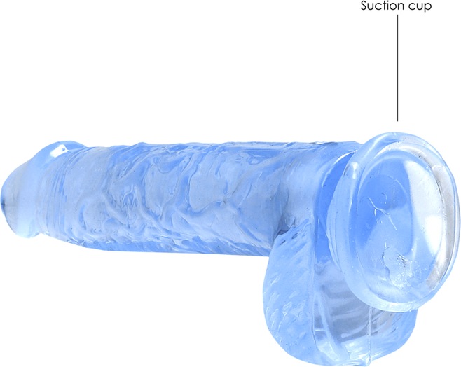 Actual product image RealRock Realistic Dildo with Balls