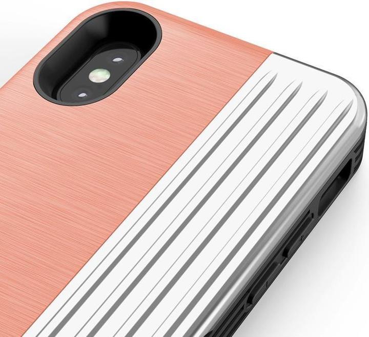 Image du produit Zizo Retro Series - Wallet Back with Magnetic Closure and Built-In Kickstand for iPhone Xs / X (Peac (Apple iPhone X, Apple iPhone XS)