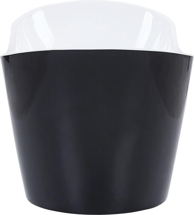 Actual product image Beliani Bathtub freestanding black oval 150 x 75 cm ANTIGUA (180 l, 150 cm, 75 cm)