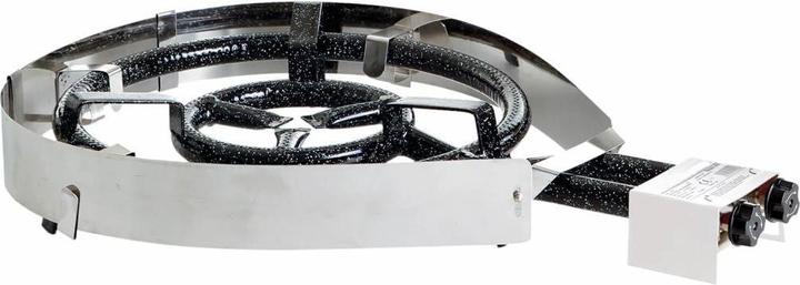 Produktbild All'Grill Allgrill Paella World Edelstahl Hitze- und Windschutz für Ring-Gasbrenner mit Ø 60-70 cm
