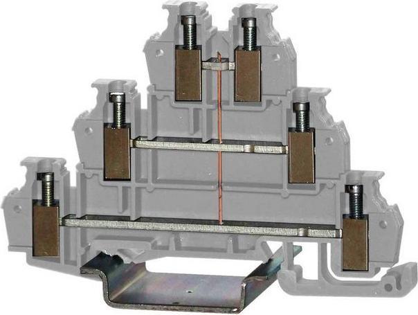 Image du produit RS PRO Bloc de jonction de traversée 43504TT, Cage à ress