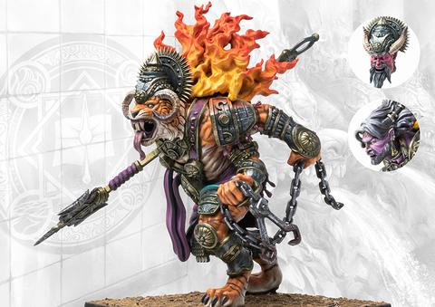 Para Bellum Wargames Sorcerer Kings: Rakshasa Ravanar (with Hindu Fork)