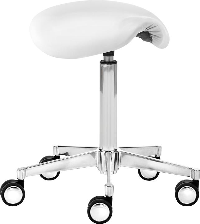 Tabouret pivotant Expert, avec assise en forme de selle
