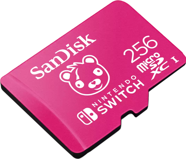 Productafbeelding SanDisk Nintendo Switch Card Fortnite Edition (256 GB, microSDXC, U3, UHS-I)